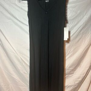 Black Sleeveless Jumpsuit